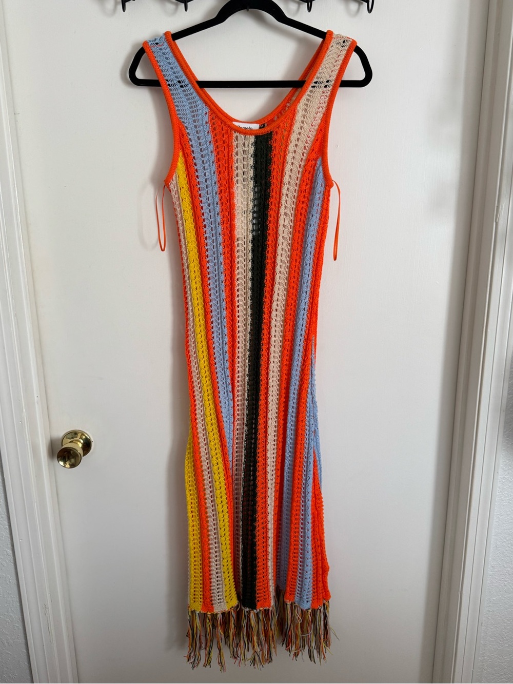 Pomelo Crochet Maxi Dress